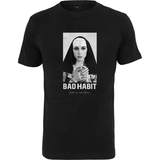Mister Tee - Bad Habit Heren T-shirt - S - Zwart