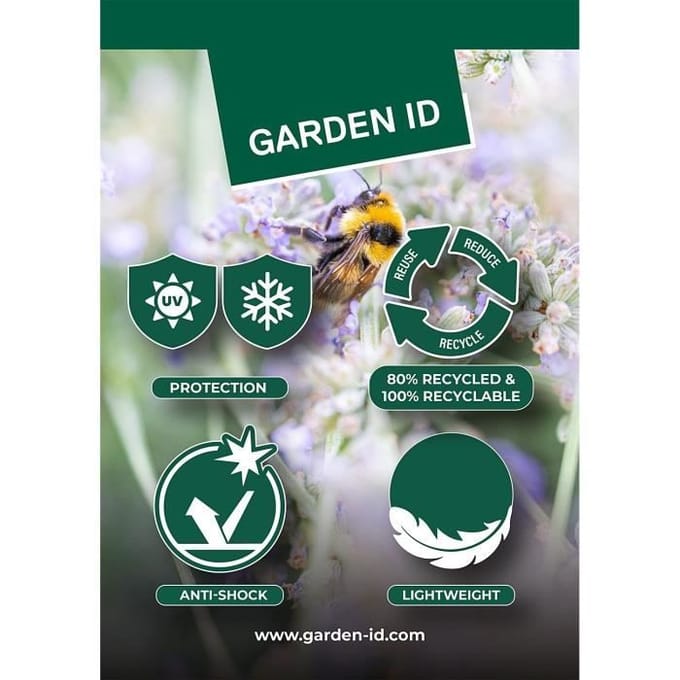 GARDEN ID – Fancy witte plantenbak – 40x42 cm – 36 L