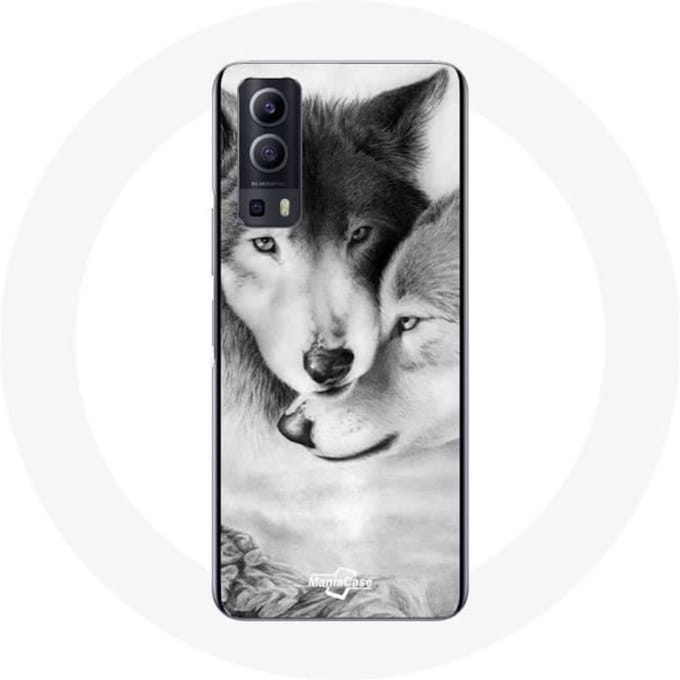 Vivo Y72 Wolf Duo dierenhoesje