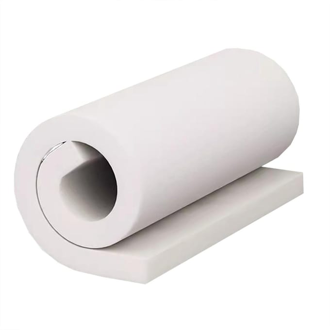 Stevig Schuim - Vulling Kussen - Comfortabel Zitten - Hoge Dichtheid - 180x50cm dik - Wit