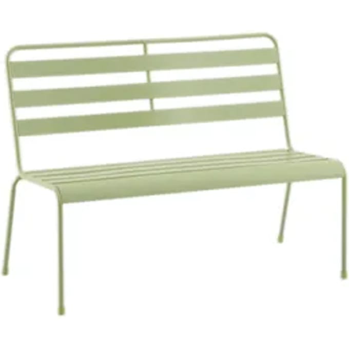 Central Park Tuinbank Lily Staal Groen 127x63x86cm