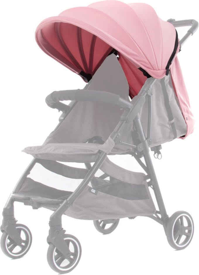 Baby Monsters Kinderwagenkap Kuki Textiel Roze