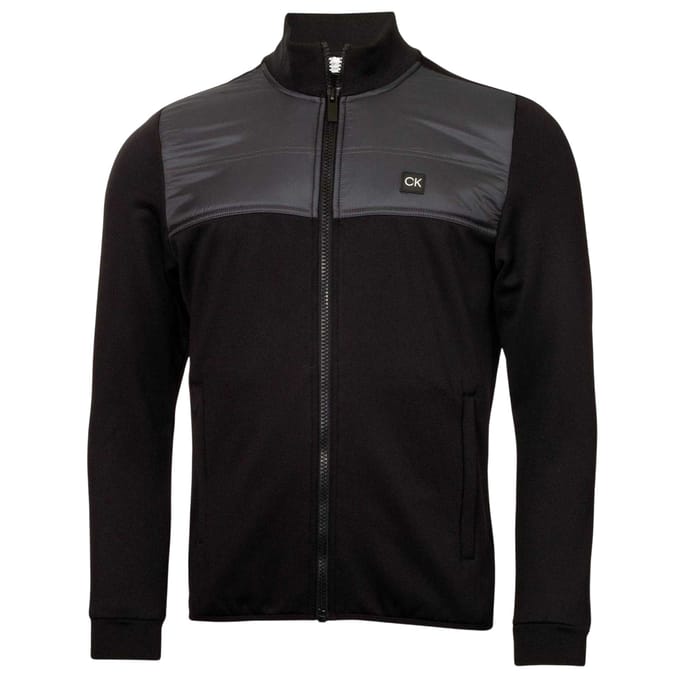 Calvin Klein Hybride jas voor heren, standaardpasvorm (Zwart)