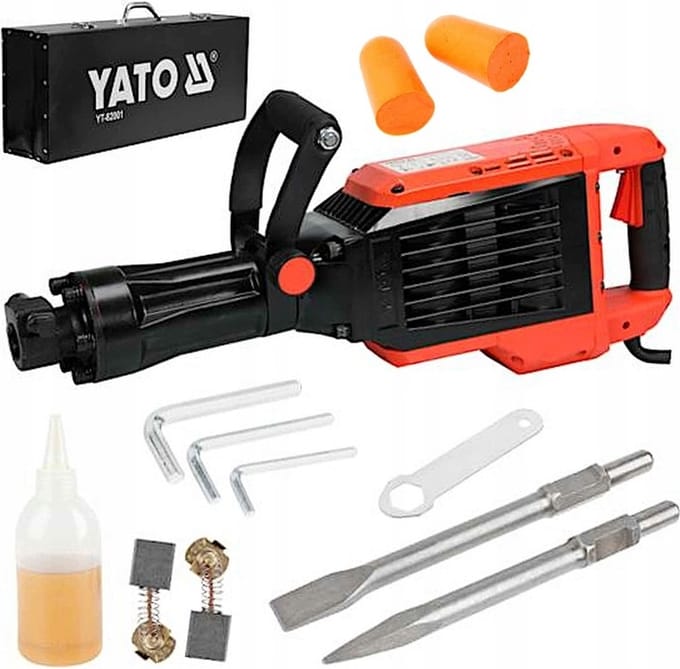 YATO Breekhamer/ Sloophamer | 1600W | 230V | 65J | Oliegekoeld