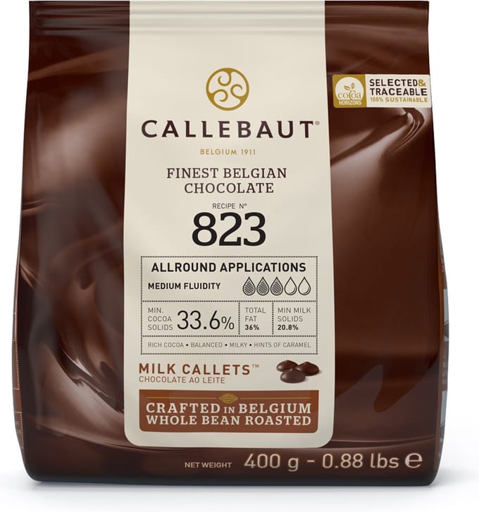 Callebaut Chocolade Callets - Melk - 400g - Belgische Chocolade