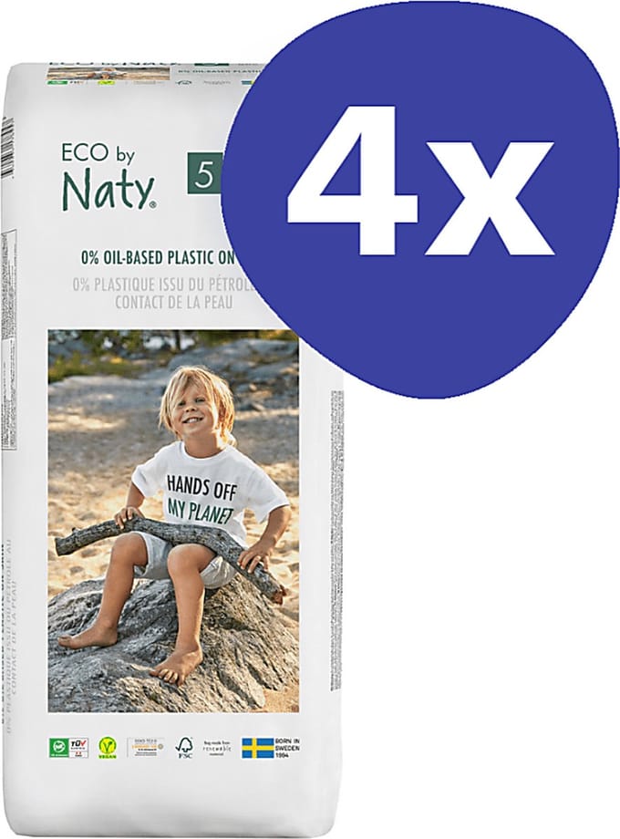 Naty Luiers: Maat 5 (11-25 kg) (4x 40 stuks)