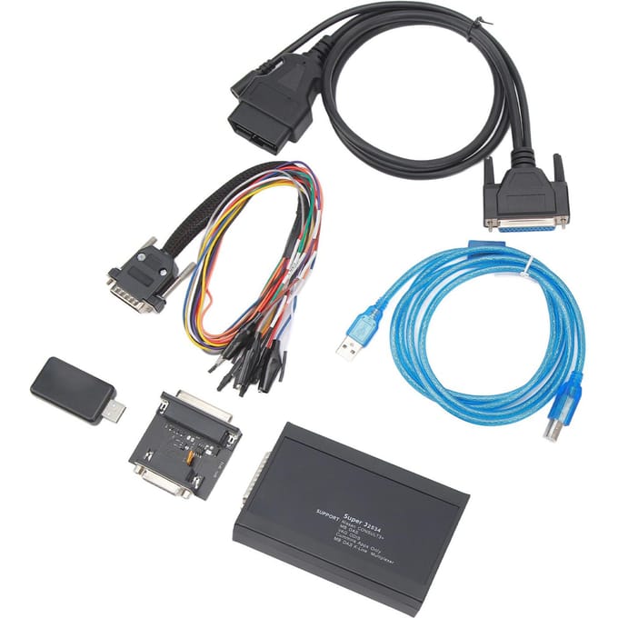 pour Outil de Tuning de Puce FLASH ECU avec Dongle 67 EN 1 Support OBD PCM Boot BENCH Haute Précision black