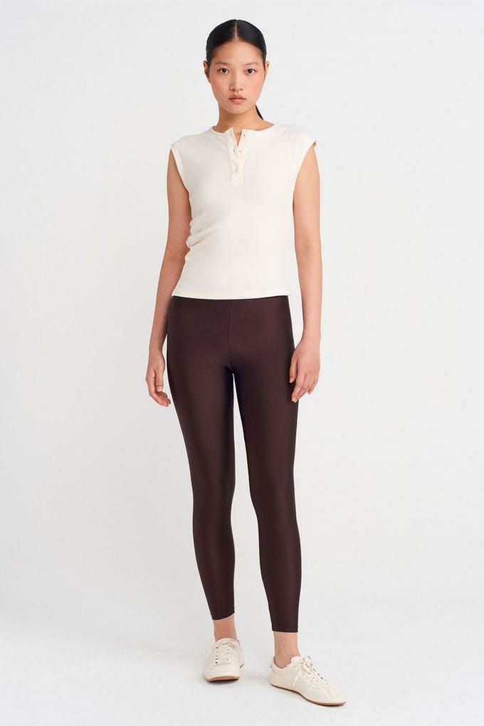 Hoog-Waisted Slim Fit Leggings