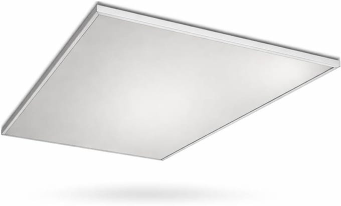 Infraroodverwarming Plafond - Paneel Verwarming - Ruimte Besparen - Stille Werking - 60 x 60 cm - Mat Wit