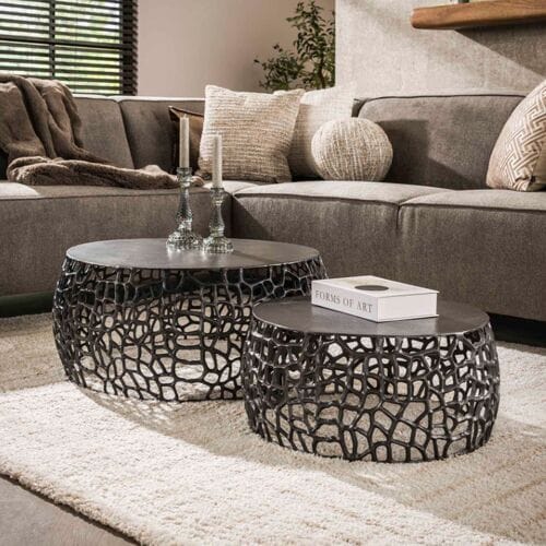 LUMZ Salontafelset van nikkel
