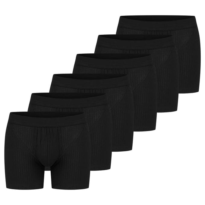 Schiesser Heren retro short / pant 6 pack Cotton Essentials Authentic