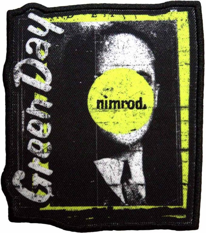 Green Day - Nimrod Patch - Zwart