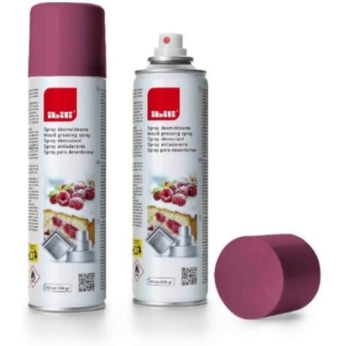 IBILI Spray DESMOLDEANTE Antiadherente 250 ML, acier inoxydable, multicolore, 30 x 30 x 30 cm, 250