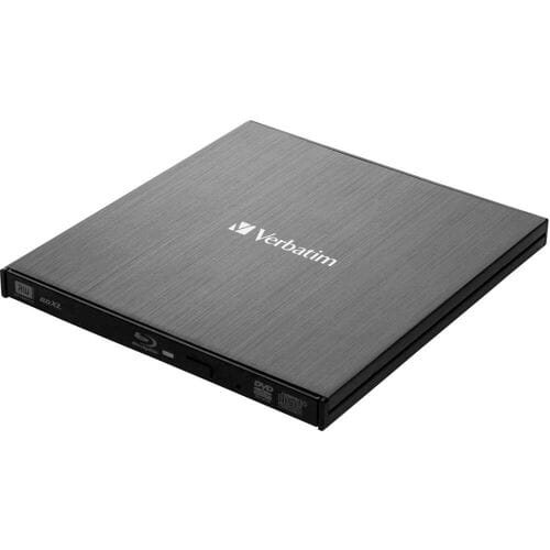 Verbatim Slimline Externe Blu-ray brander Retail USB-A 3.2 Gen 1 Zwart