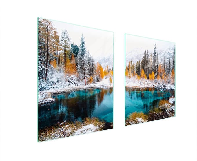TMK ArtDeko - Beschermplaat - Gehard Glas - 85x52 cm - Antibacteriële Eigenschappen