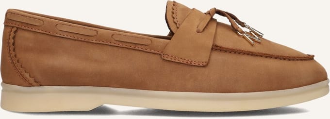Notre-V Zalama-21 Loafers Dames - Instappers - Camel - Maat 39