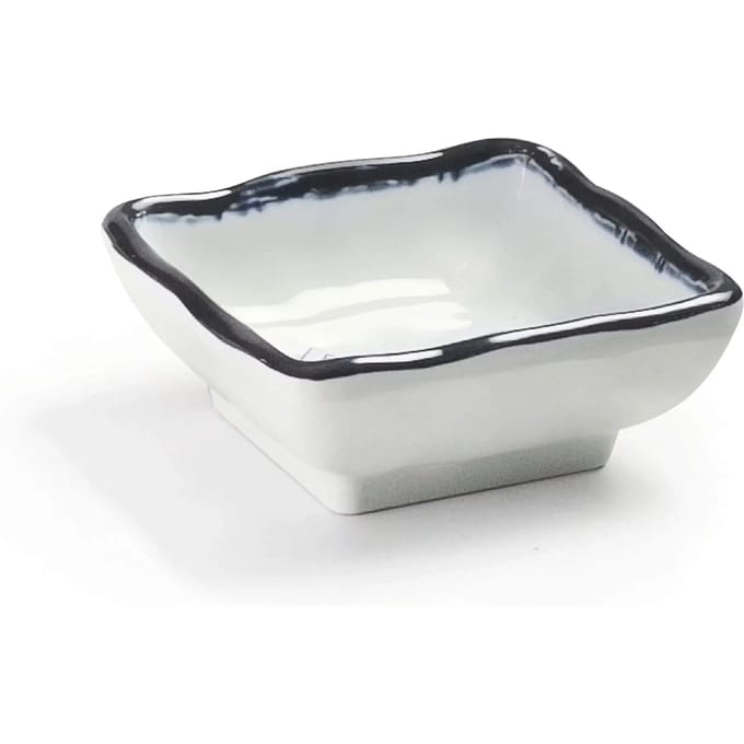 Vierkante melamine kom Lacor Sea
