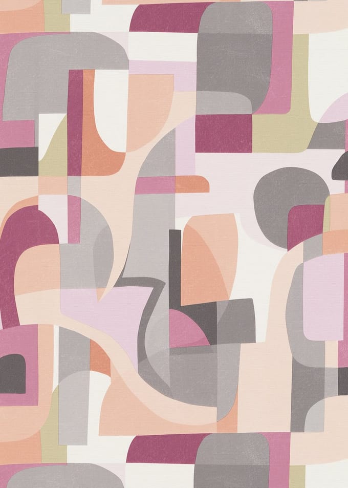 Erismann Vinylbehang 10432-06 - Gentle - Abstract Grijs - 53cm x 10.05m
