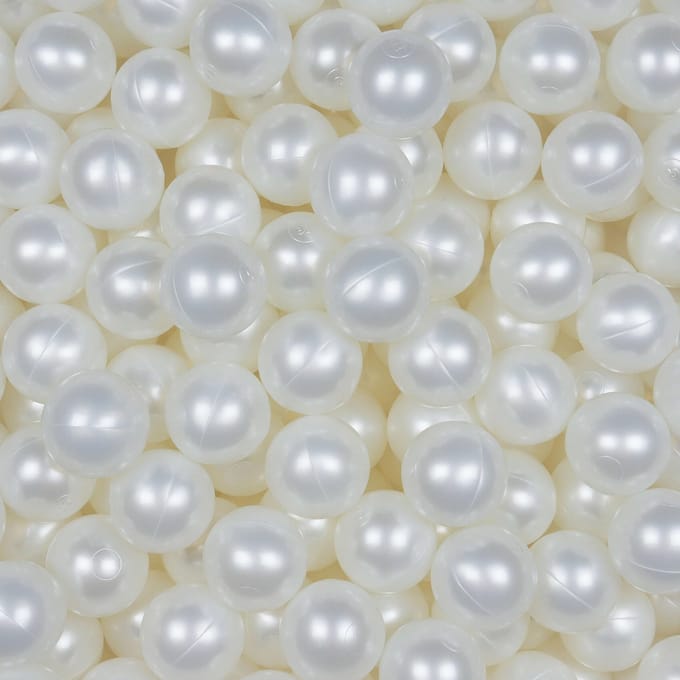 Speelballen Ø7cm 200Stuks Parelwit