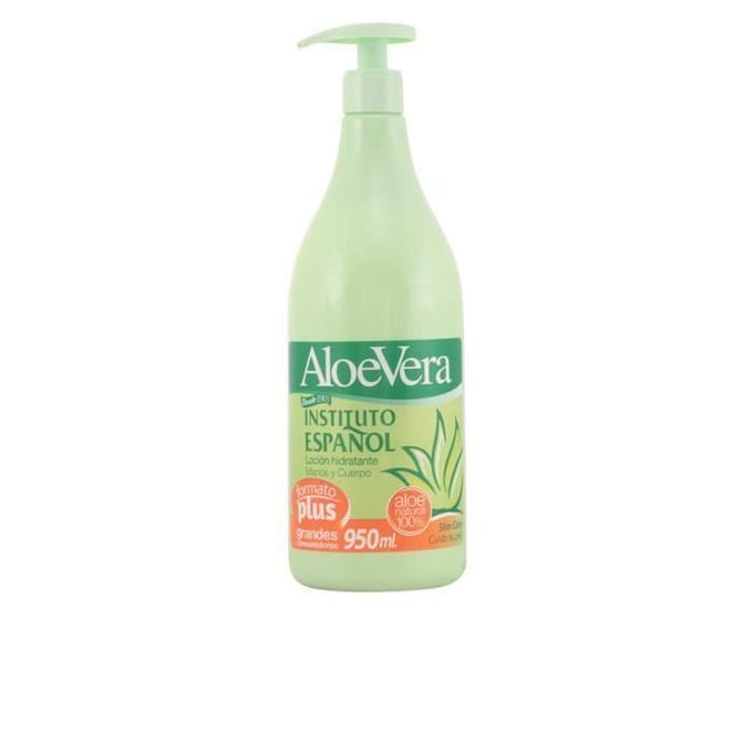 Lotion - INSTITUTO ESPAÑOL - ALOE VERA - 950ml - Unisex - Alle huidtypes groen