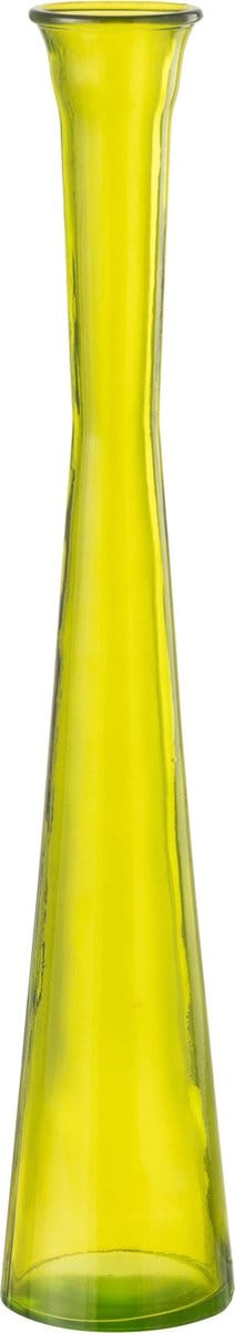 J-Line vaas Tube - glas - geel - 51 cm hoog