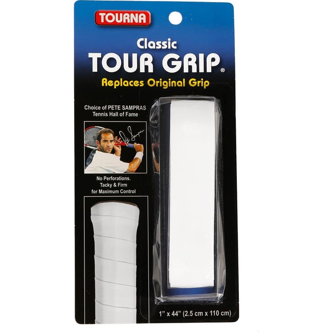 Tourna Tour Grip Verpakking 1 Stuk-Wit
