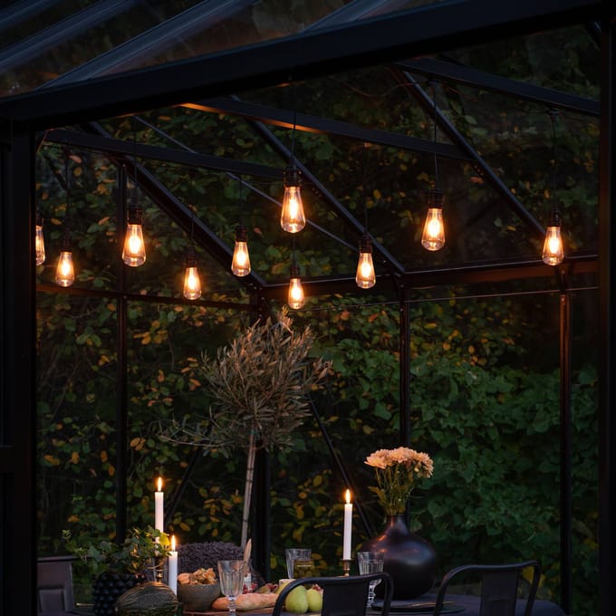 Konstsmide Lichtketting Biergarten 2351-800 basis set rustiek