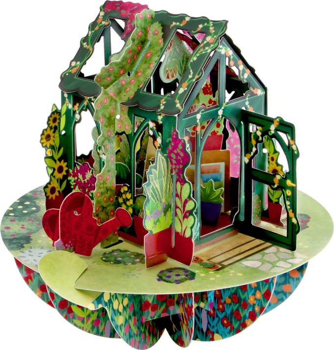 3D kaart kas - Santoro London Pirouettes