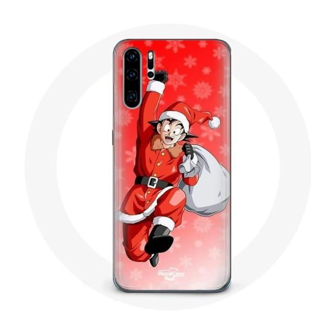 Coque - Maniacase - Huawei P30 Pro - Anime Son Goku - Protection - Souple noir