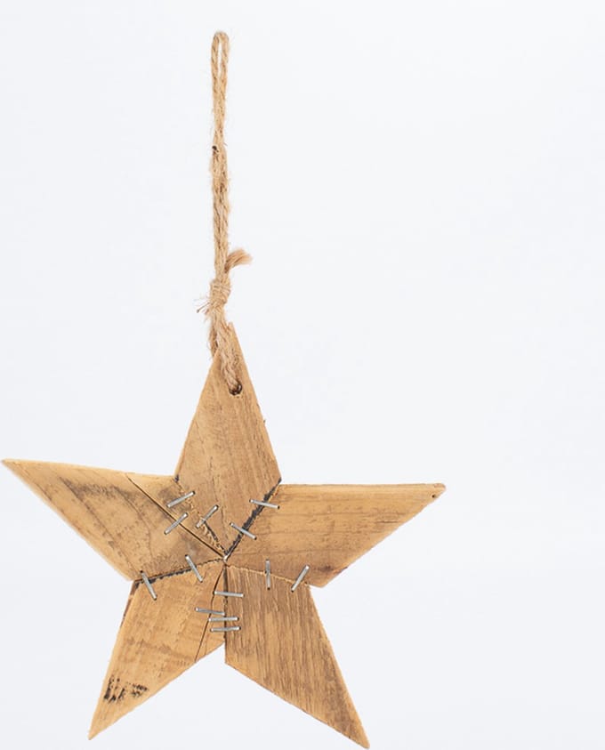 House of Seasons - Kerstbal - Kerst Ster - Natuur - 15.5CM