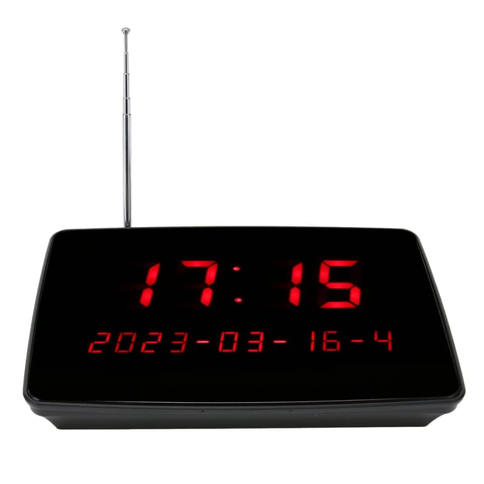 Verzorgers Pager IPX4 Waterdicht 30 Volume Niveaus 1 voor 6 Draadloos Oproepsysteem voor Restaurant US Plug red
