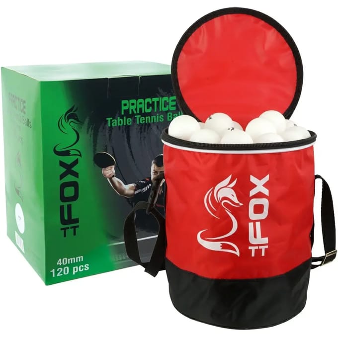 Fox Tt Tafeltennisballen Met Tas 20 X 26 Cm Polyester 120 Stuks