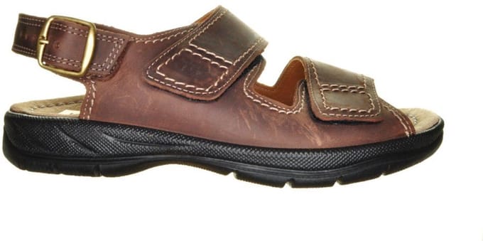 Jomos Open Bruine Sandaal 2 Velcro maat 45