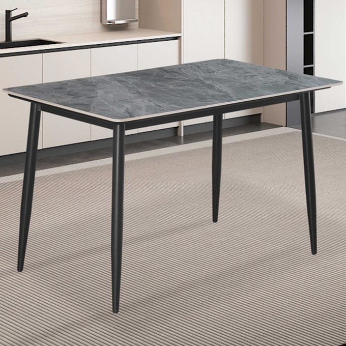 Tafel 'Kenzo' 140 cm Rechthoekig Steen Grijs
