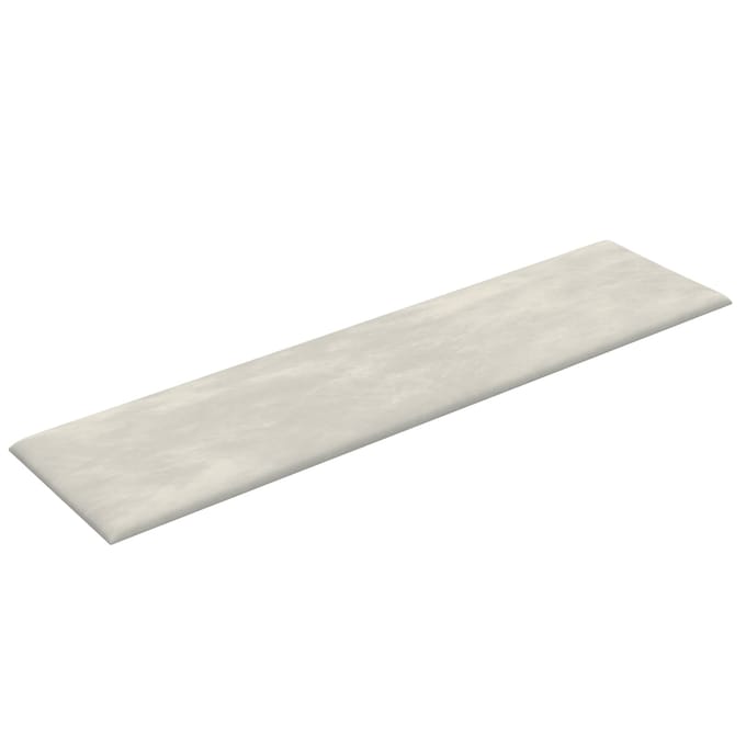 vidaXL - Wand - Hoofdbord - 12 - st - Crèmekleurig - Fluweel