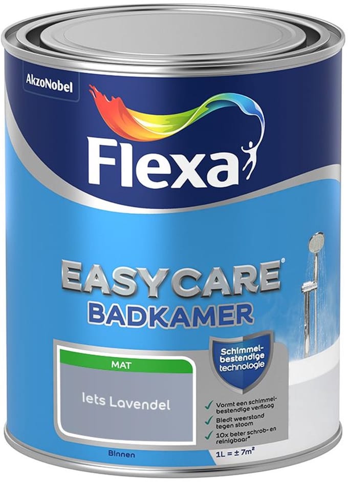 Flexa - Easycare Badkamer - Iets Lavendel - Mengverf - 1 L