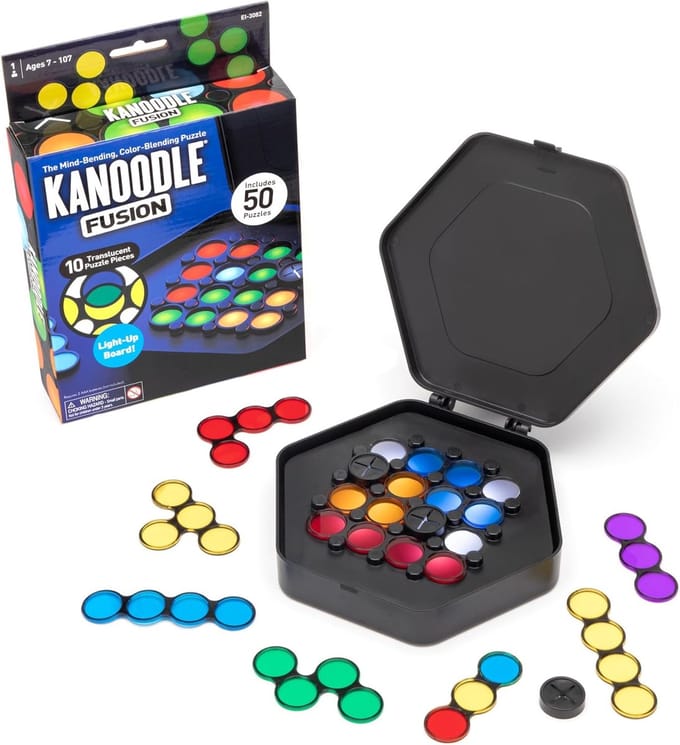 Puzzel Spel - Hersenkraker Logica - Probleem Oplossen - Oplichtende Puzzel - Medium Grootte - Veelkleurig