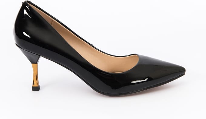 Zerba - Dames Pumps - Maat 41 - Zwart Leer - Eghetto