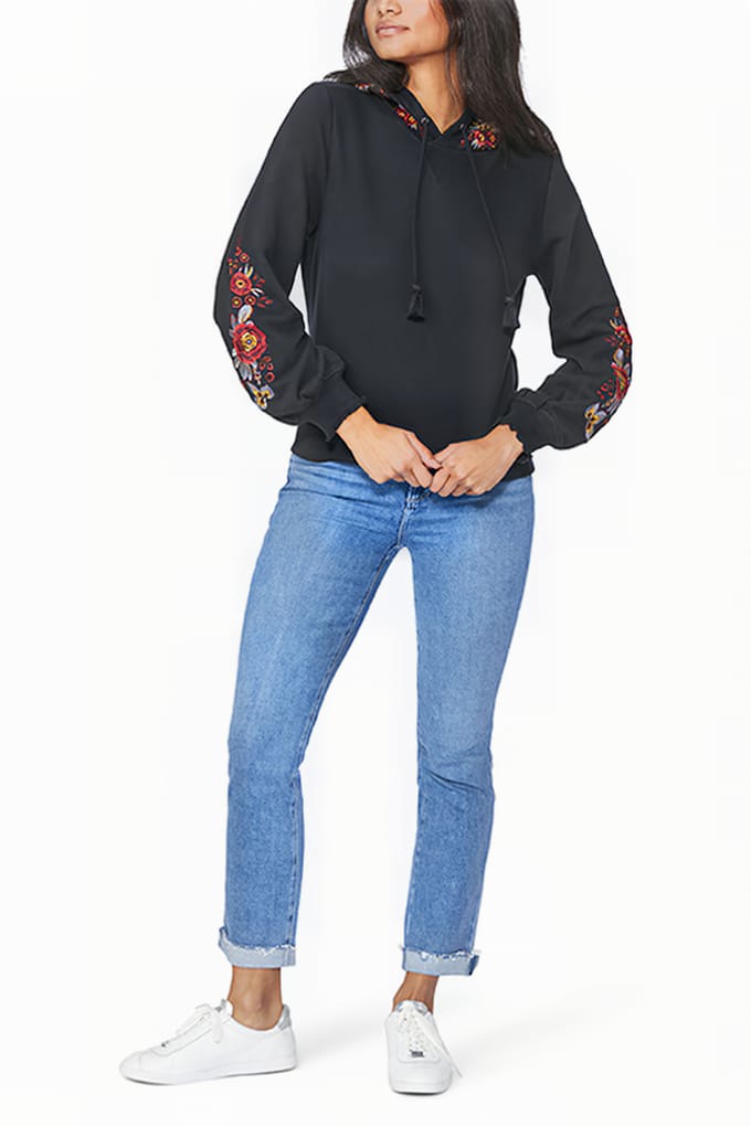 PAIGE Cindy Dbl Btn Raw Hem Cuff Neelah Distressed Maat: W24 | Straight Jeans Outlet | Dames | Blauw