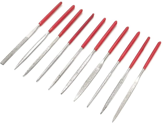 MTTproducts - Mini Diamant Vijlenset voor Precisiewerk