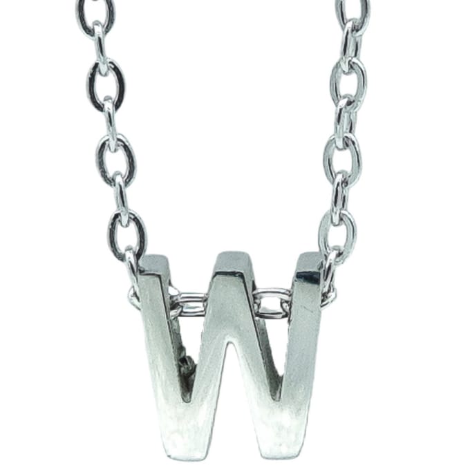 Ketting Letter W Letterhanger - Minimalistisch - Premium Staal
