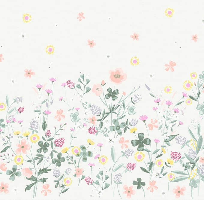 Laura Ashley Clodagh Fotobehang - Bloemen - 300cmx280cm - Multi