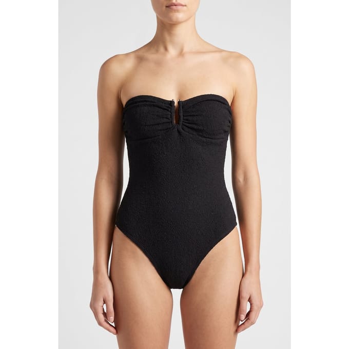ARKET Malta Structure Swimsuit Black Taglia: 36 | Costumi Interi Outlet | Donna | Nero