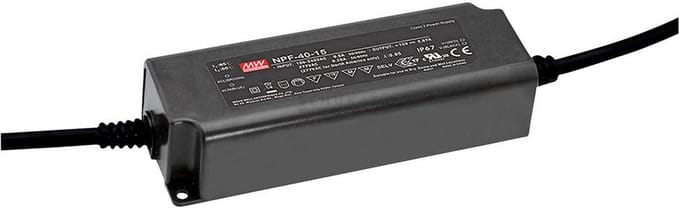Mean Well NPF-40-12 LED-driver, LED-transformator Constante spanning, Constante stroomsterkte 40 W 3.34 A 7.2 - 12 V/DC
