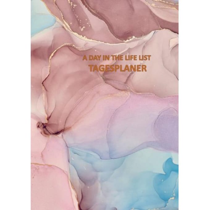 A Day In The Life List A5 Tagesplaner 70 Blätter - Jennifer Huber