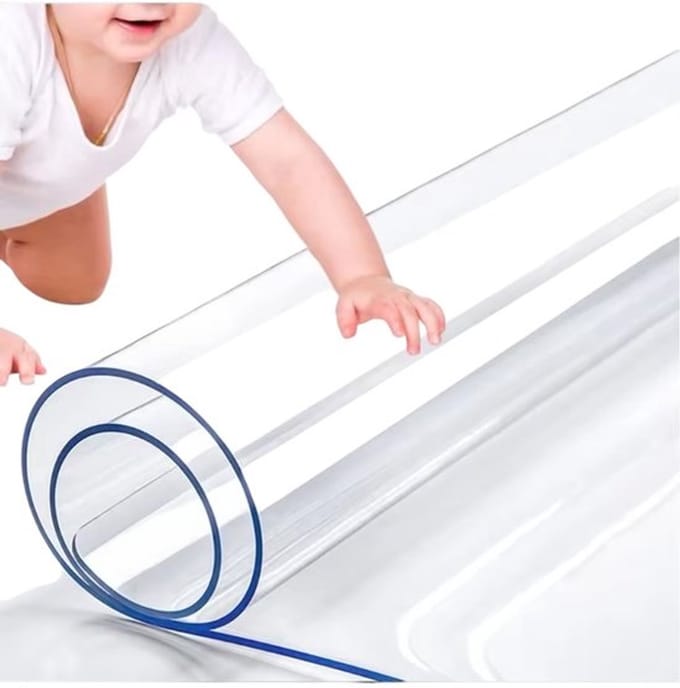 Doorzichtig 2,2mm Dik Tafelzeil 90x180cm