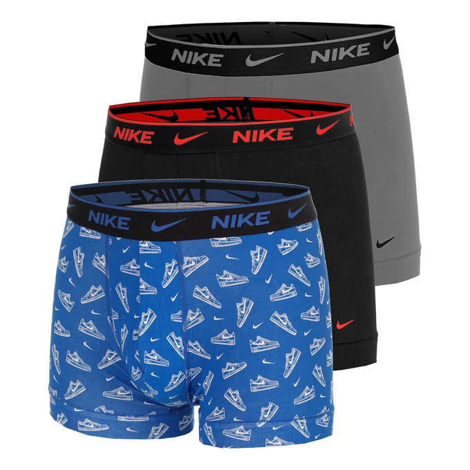 Nike Essential Cotton Stretch Trunk Boxershort Verpakking 3 stuks Heren