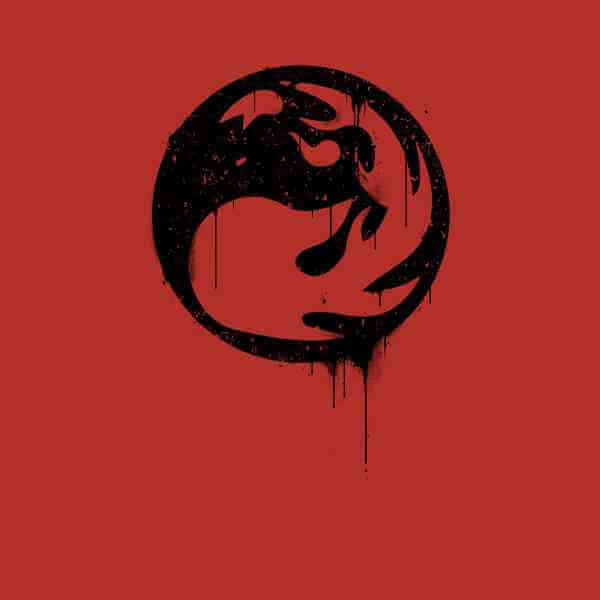 Magic The Gathering Red Mana Splatter Men's T-Shirt - Red - M