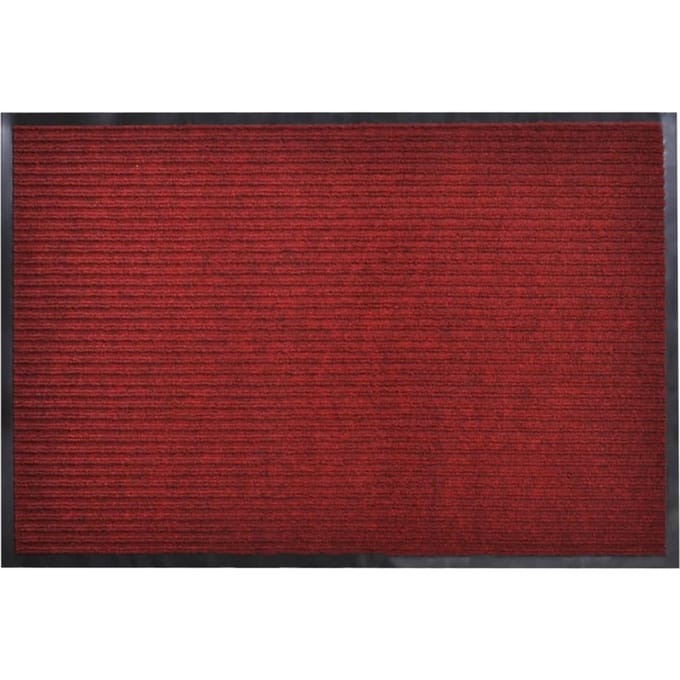 vidaXL - Deurmat - 120x180 - cm - PVC - rood