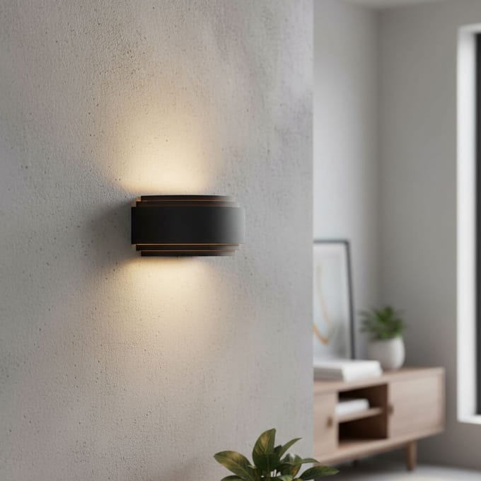 Wandlamp | 30 cm | Sofia/elena | E14 | goud, zwart | aluminium metaal | moderne design verlichting